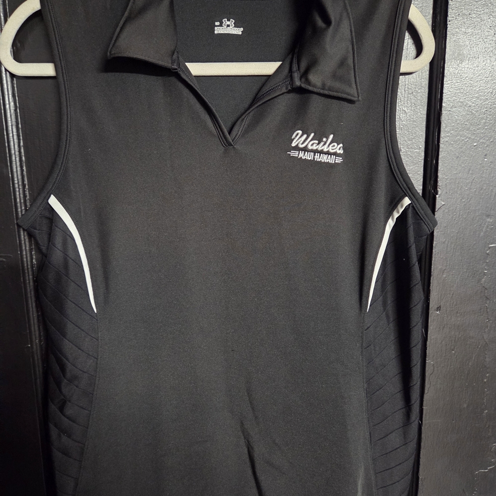 Under Armour Black Polo Shirt